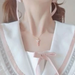 Juwas Magical Fairy Wand Pendant Silver Necklace NEW ARRIVAL