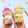 Juwas Cute Fruit Print Drinking Bottle