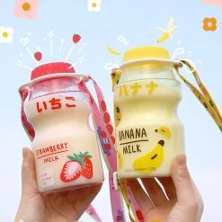 Juwas Cute Fruit Print Drinking Bottle
