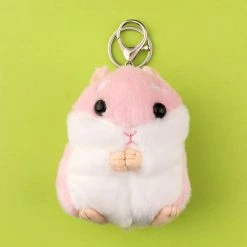Juwas NEW ARRIVAL Kawaii Hamster Plush Keychain