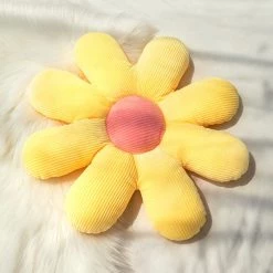 Juwas NEW ARRIVAL Daisy Flower Soft Plush Pillow Cushion