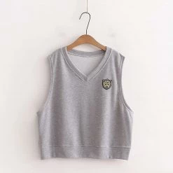 Juwas Vintage Style V Neck Vest