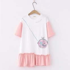 Juwas NEW ARRIVAL Fake Crossbody Bag Print Doll Dress