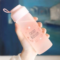 Juwas.com Online Store NEW ARRIVAL Kawaii Japanese Sakura Color Changing Water Bottle