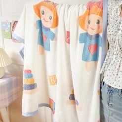 Juwas NEW ARRIVAL Cute Cartoon Printed Velvet Towel