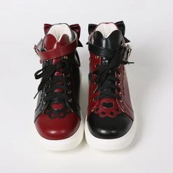 Juwas Lolita Irregular Two-Tone High Cut Sneakers NEW ARRIVAL