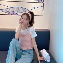 Juwas Cropped Tank Top For Girls NEW ARRIVAL