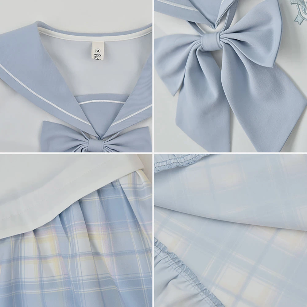 Juwas NEW ARRIVAL Kawaii Plaid Junior Uniform Dress 8 Juwas NEW ARRIVAL Kawaii Plaid Junior Uniform Dress