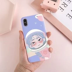 Juwas.com Online Store Pastel Space Girl IPhone Case