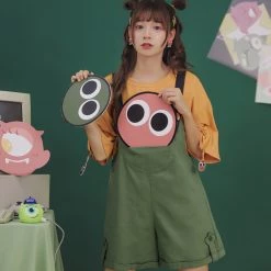 Juwas Monster Emoji Overalls And Shirt NEW ARRIVAL