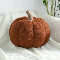 Juwas Pumpkin Shaped Throw Pillow