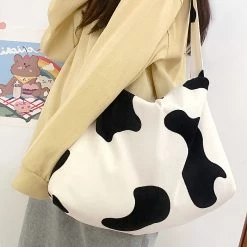 Juwas Cow Pattern Crossbody Bag