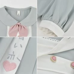 Juwas Kawaii Sailor Pleated Doll Dress NEW ARRIVAL