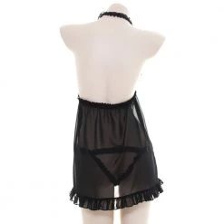 Juwas Steamy Bandage Lace Sheer Nightgown Lingerie CLOTHING