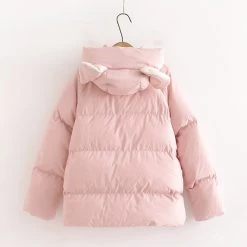 Juwas Rabbit Ears Cotton Padded Winter Coat NEW ARRIVAL
