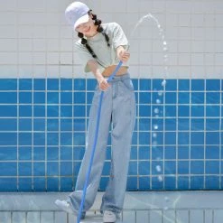 Juwas Candy Shop Mom's Embroidery Jeans