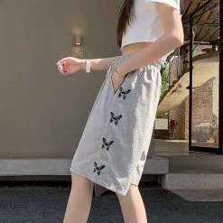 Juwas Butterfly Print Hight Waist Shorts NEW ARRIVAL 16 Juwas Butterfly Print Hight Waist Shorts NEW ARRIVAL