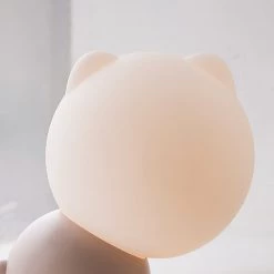 Juwas Adorable Round Cat Warm Night Light NEW ARRIVAL