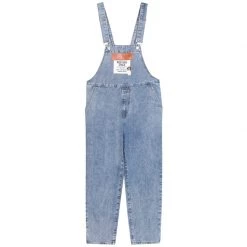 Juwas Chic Dog Print Denim Jumper Overalls