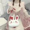 Juwas NEW ARRIVAL Sweet Strawberry Bunny Mini Handbag