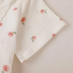 Juwas NEW ARRIVAL Peaches Printed Cotton Top And Short Pajama Set