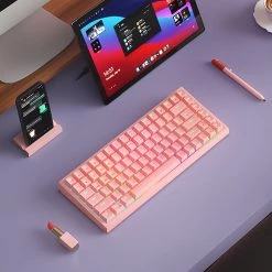 Juwas NEW ARRIVAL Colorful Mechanical Wireless & Wired Keyboard