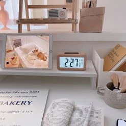 Juwas Wooden Desk Clock NEW ARRIVAL