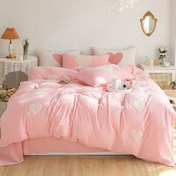 Juwas NEW ARRIVAL Sweet Love Heart Bedding Set