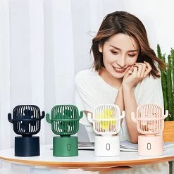 Juwas Hope Cactus Auto-Rotation Mini Fan