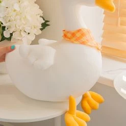 Juwas White Swan Plush Stuff Toy