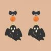 Juwas Halloween Ghost Dangle Earrings