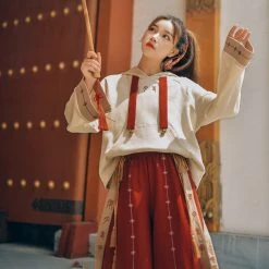 -Juwas Elegant Chinese Text Embroidery Hoodie And Pants 12 -Juwas Elegant Chinese Text Embroidery Hoodie And Pants