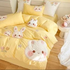 Juwas Cute Bunny Inspire Bedding Set NEW ARRIVAL