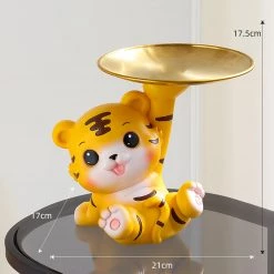 Juwas Cute Tiger Suit Baby Mini Figurine