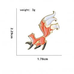 Juwas NEW ARRIVAL Fox Inspired Pin