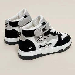 Juwas Panda Platform Inner Fleece Sneakers Shoes 9 Juwas Panda Platform Inner Fleece Sneakers Shoes