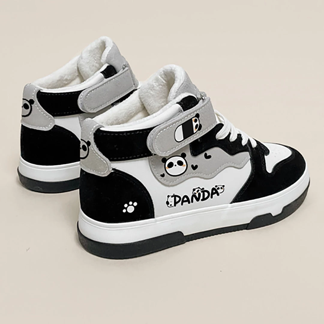 Juwas Panda Platform Inner Fleece Sneakers Shoes 5 Juwas Panda Platform Inner Fleece Sneakers Shoes