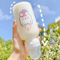 Juwas Strawberry Bear Printed Baby Juice Bottle NEW ARRIVAL
