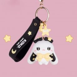 Juwas NEW ARRIVAL Gothic Bunny Keychain