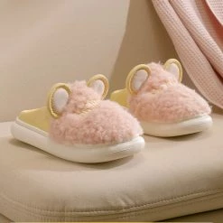 Juwas Kawaii Ears Fuzzy Home Slippers NEW ARRIVAL