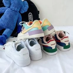 Juwas NEW ARRIVAL Cool Casual Kicks Ankle Cut Canvas Sneakers