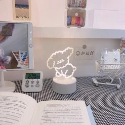 Juwas Cute Bear And Dog Strip LED Desk Night Light