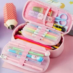 Juwas NEW ARRIVAL Sweet Smile Flower Girl Hardbound Pencil Case
