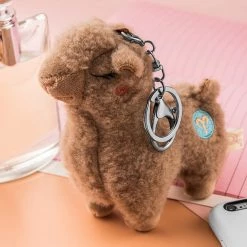 Juwas Sassy Alpaca Plush Keychain