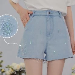 Juwas NEW ARRIVAL Fairy Godmother Denim Short