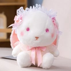 Juwas Bunny Lolita Ruffle Headwear Plush Toy NEW ARRIVAL