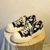 Juwas Cow Print Canvas Sneakers