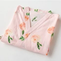 Juwas Pink Peach Japanese Midi Robe NEW ARRIVAL