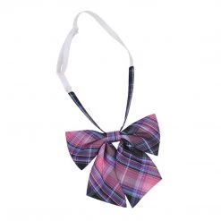 Juwas CLOTHING Japanese Girl Cartoon Plaid JK Uniform Bow Ties & Ties