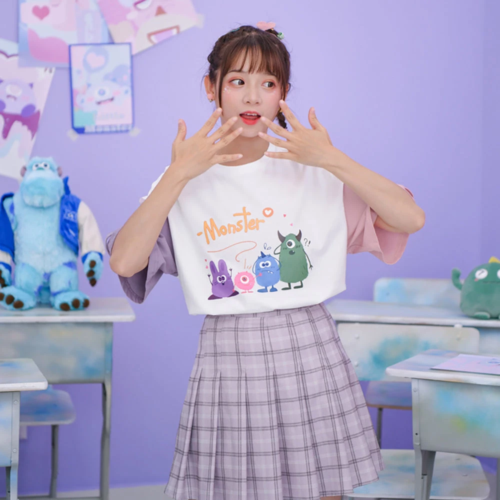 Juwas NEW ARRIVAL Clumsy Monsters Two-Tone Tees 3 Juwas NEW ARRIVAL Clumsy Monsters Two-Tone Tees